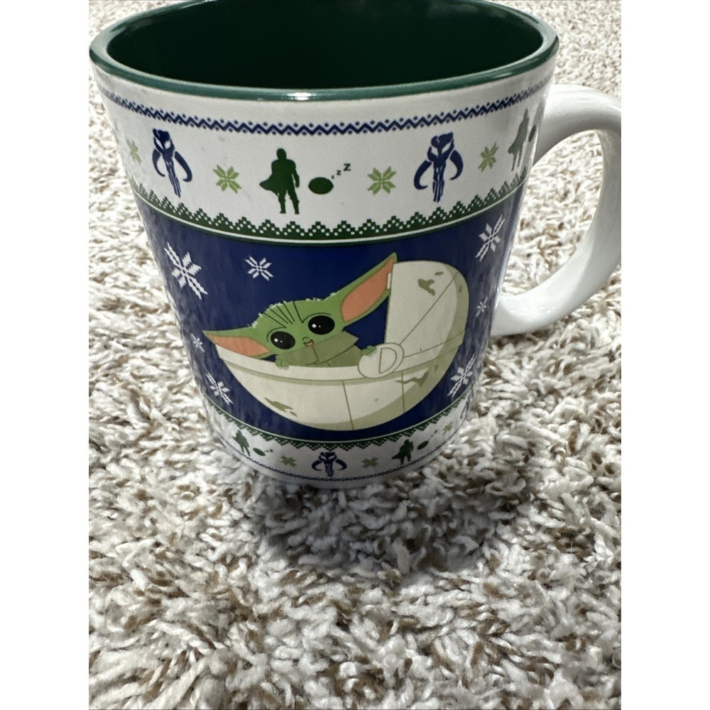 Star Wars‎ Ugly Christmas Sweater BABY Yoda Ceramic Coffee Mug  20oz